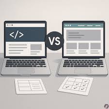 تفاوت طراحی سایت اختصاصی با قالب آماده